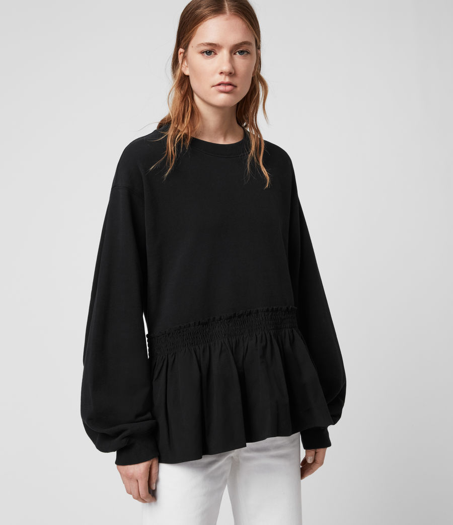 all saints black sweatshirt