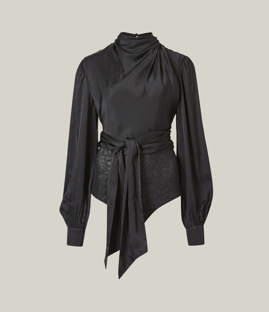 Women's Ilaria Bodysuit (black) - Image 7