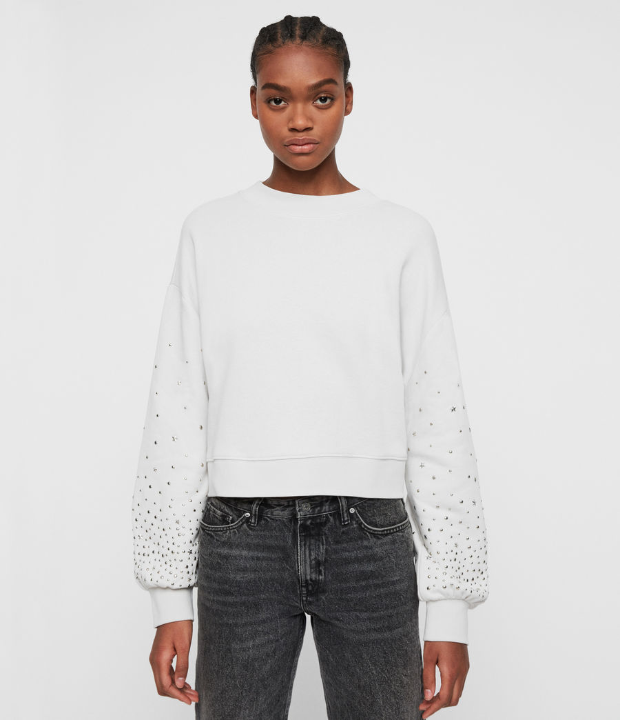 star cropped sweatshirt