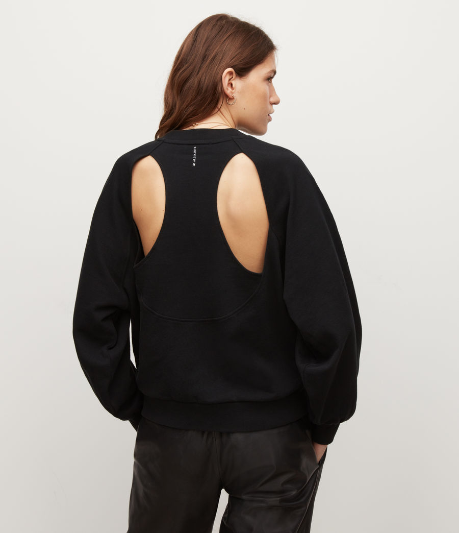 Women's Cygni Sweatshirt (black) - Image 5