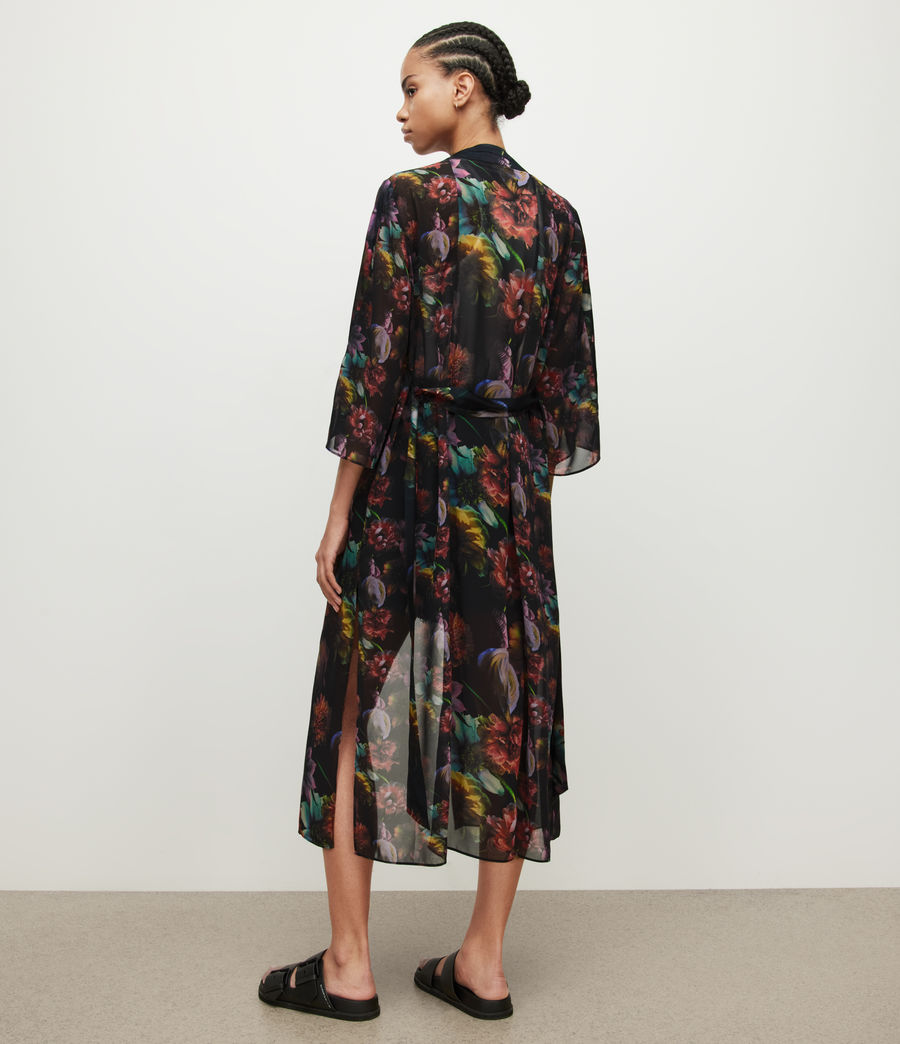 Damen Elsa Ahiahi Kimono (black) - Image 4