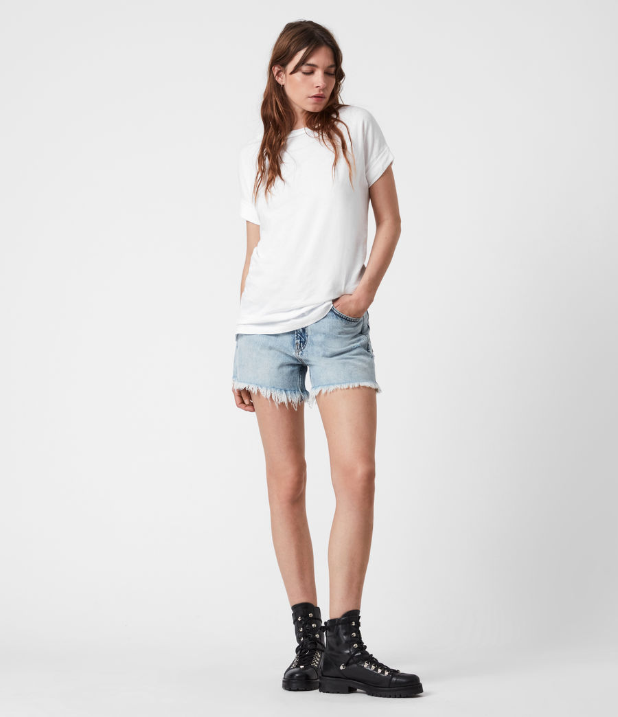 Femmes T-Shirt en Coton Pur Imogen (optic_white) - Image 6
