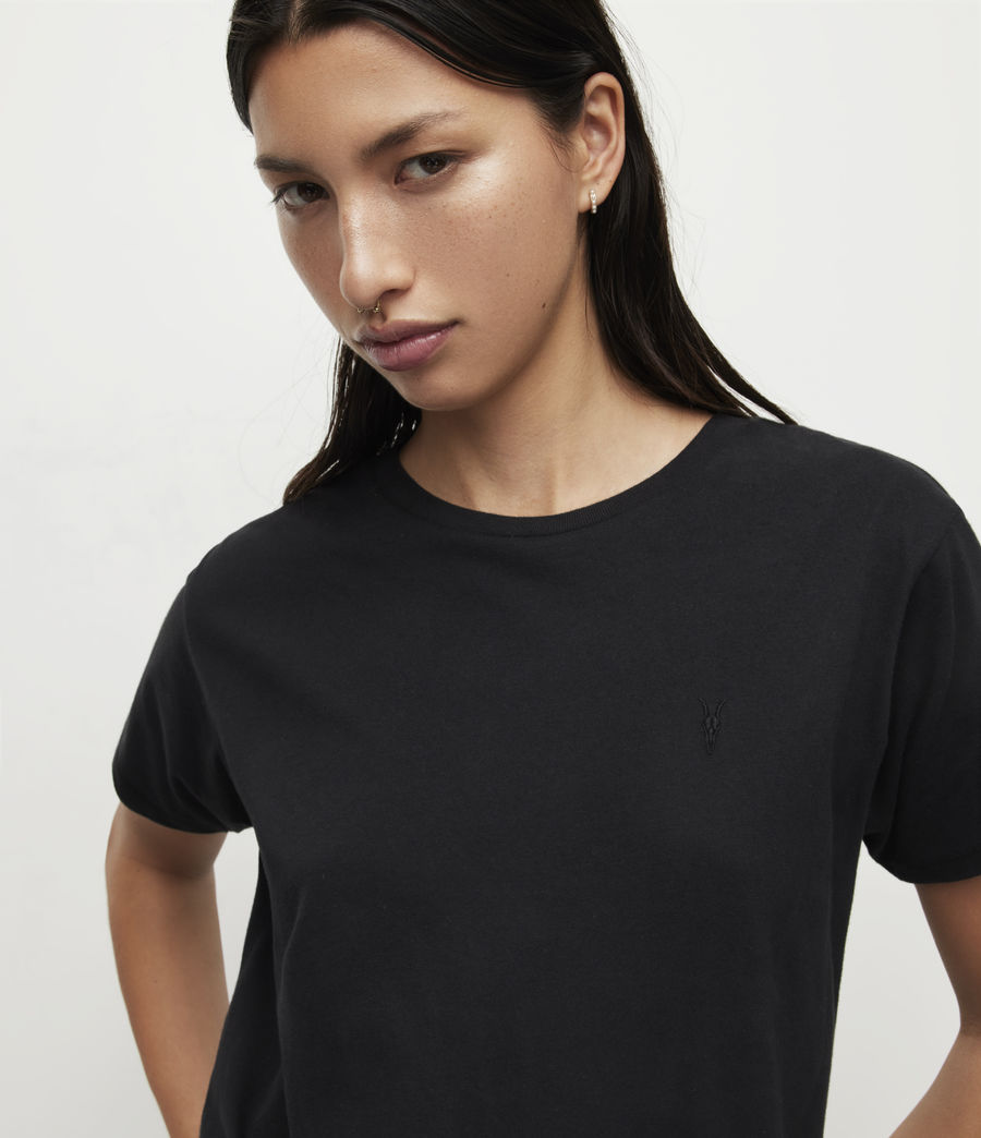 Womens Grace T-Shirt (black) - Image 2