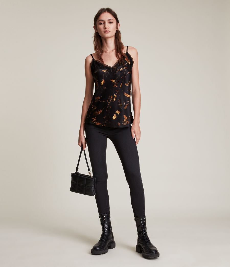 Womens Lexi Heligan Cami (black_gold) - Image 3