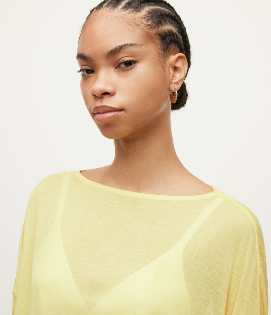 Women's Francesco Rita T-Shirt (sunny_lime_green) - Image 2