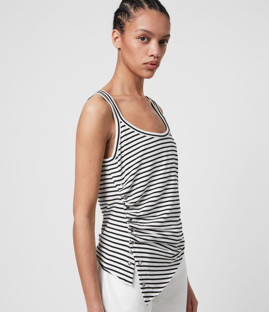 all saints stripe t shirt