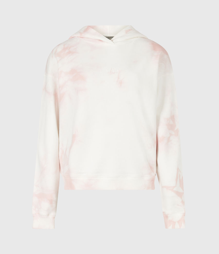 tie dye white hoodie