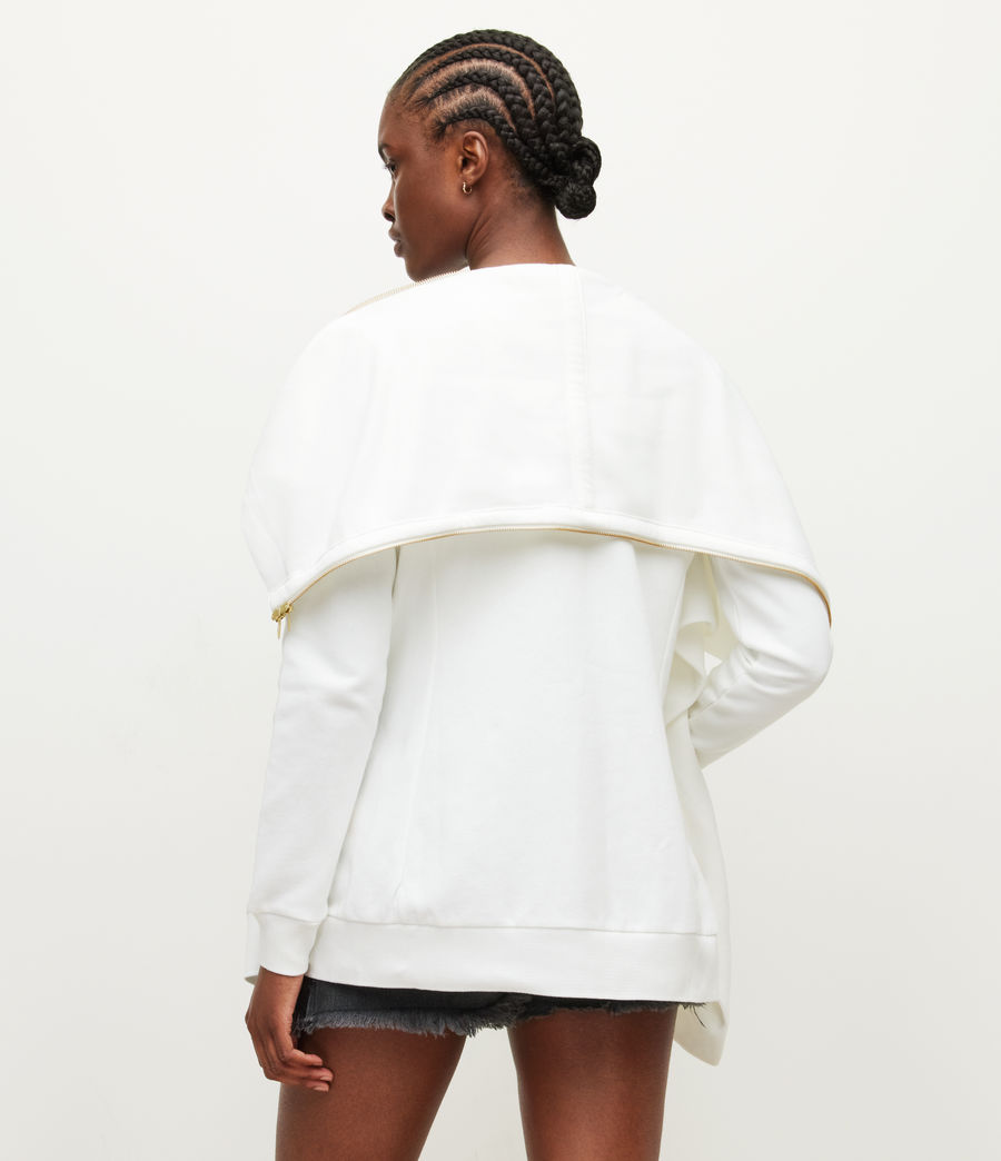 Womens Dahlia Sweatshirt (optic_white) - Image 5