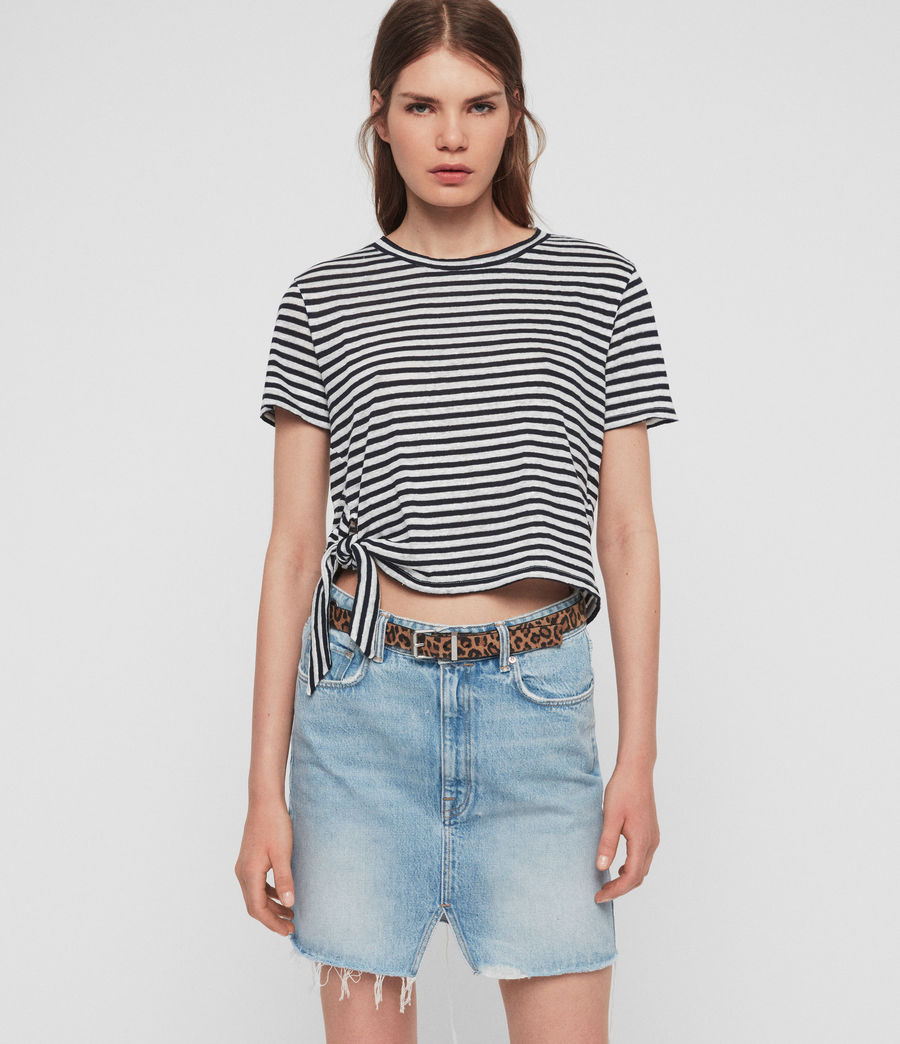 allsaints striped shirt