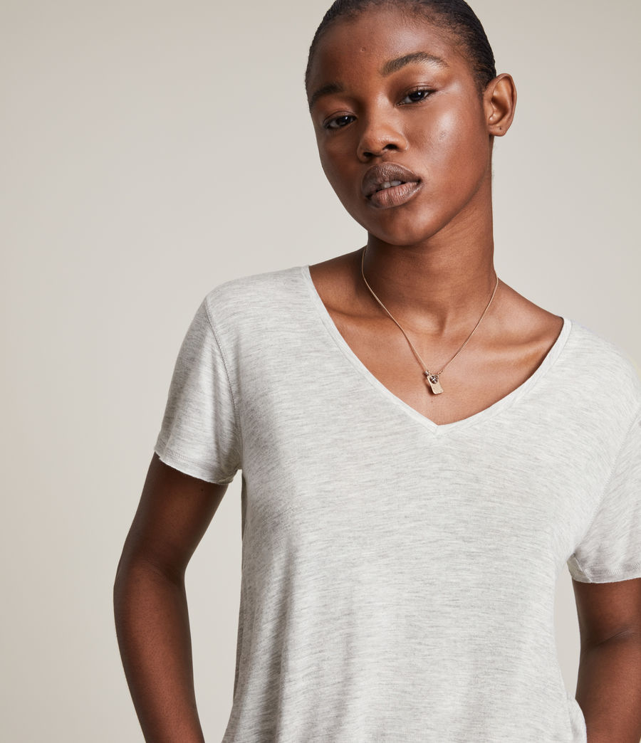 Women's Emelyn Shimmer T-Shirt (grey_marl) - Image 2