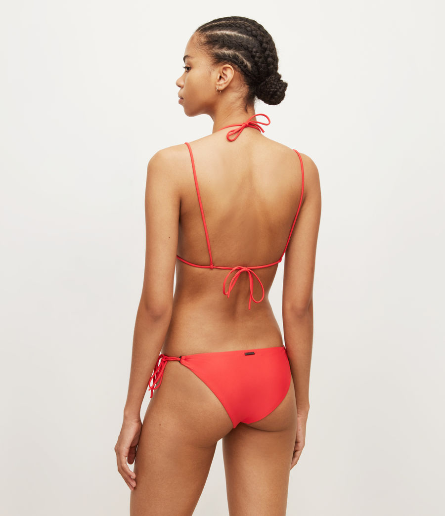 Womens Sophia Bikini Bottoms (red) - Image 4