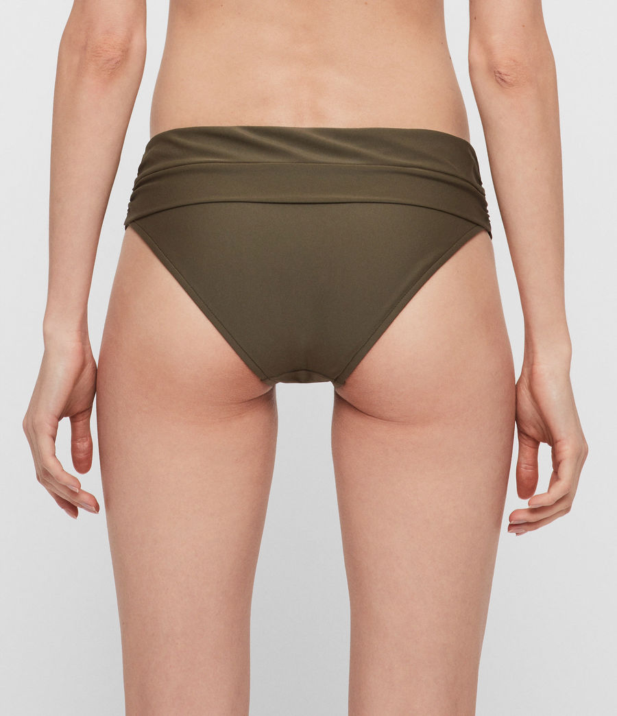 khaki bikini bottoms