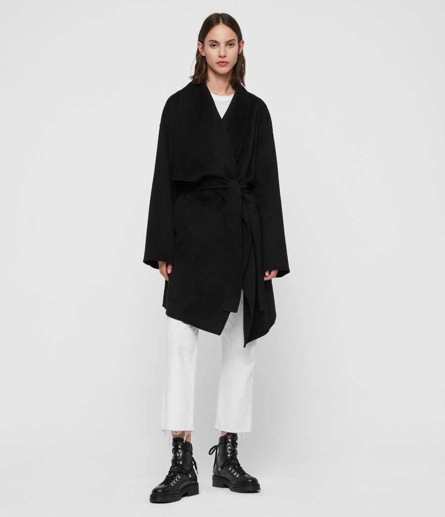 all saints wrap coat