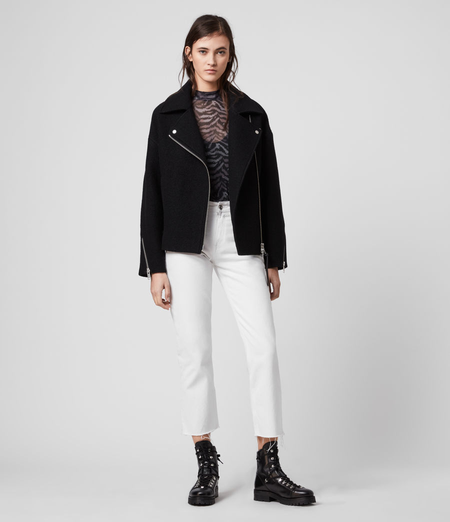 all saints wool coat