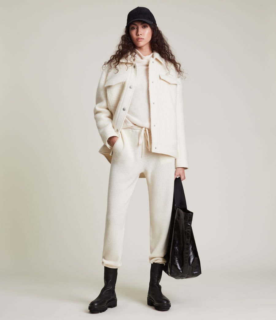 Womens Faye Wool Blend Jacket (off_white) - Image 1