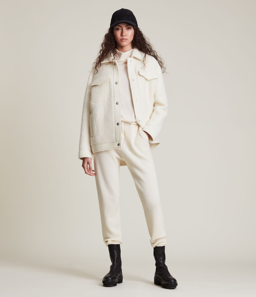 Womens Faye Wool Blend Jacket (off_white) - Image 3
