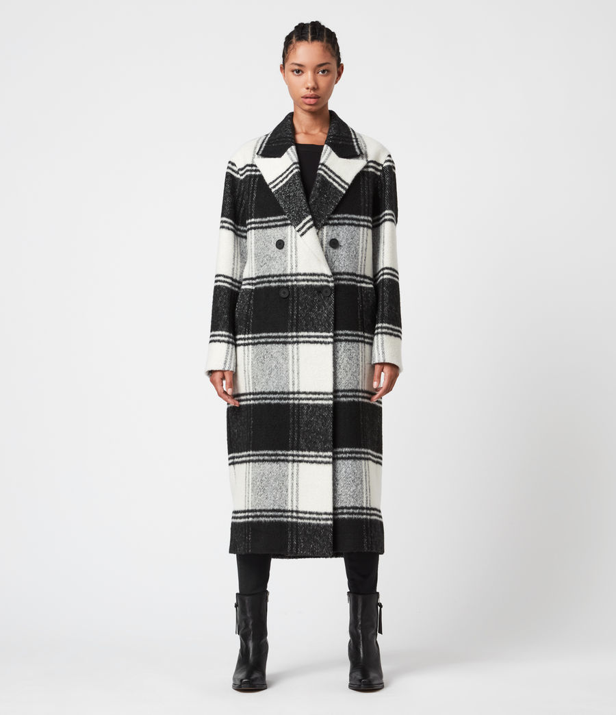 all saints wool coat women's