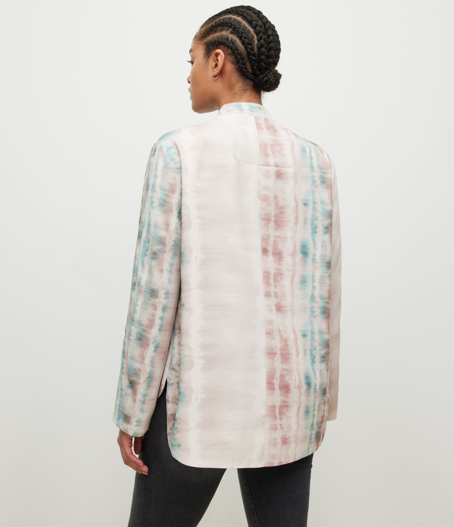 Womens Copen Bomber Jacket (pink_green) - Image 6