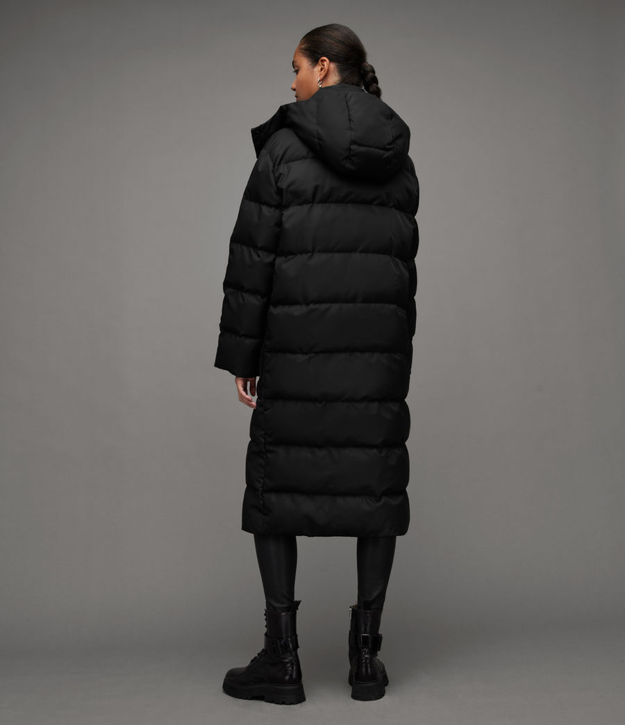 Womens Allana Oversized Puffer Coat (black) - Image 7