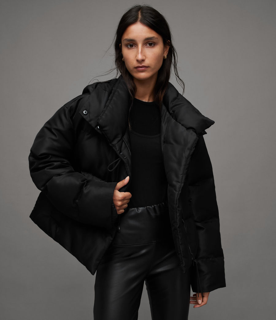 Women's Allais Puffer Jacket (black) - Image 5