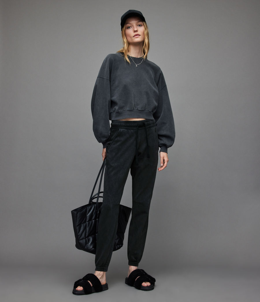 Women's Chel Mid-Rise Slim Sweatpants (dark_grey) - Image 1
