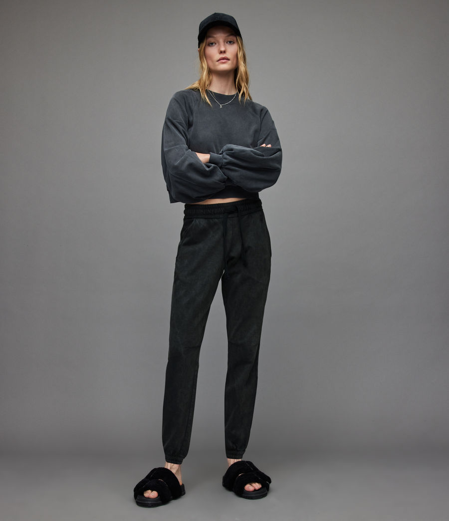 Women's Chel Mid-Rise Slim Sweatpants (dark_grey) - Image 4