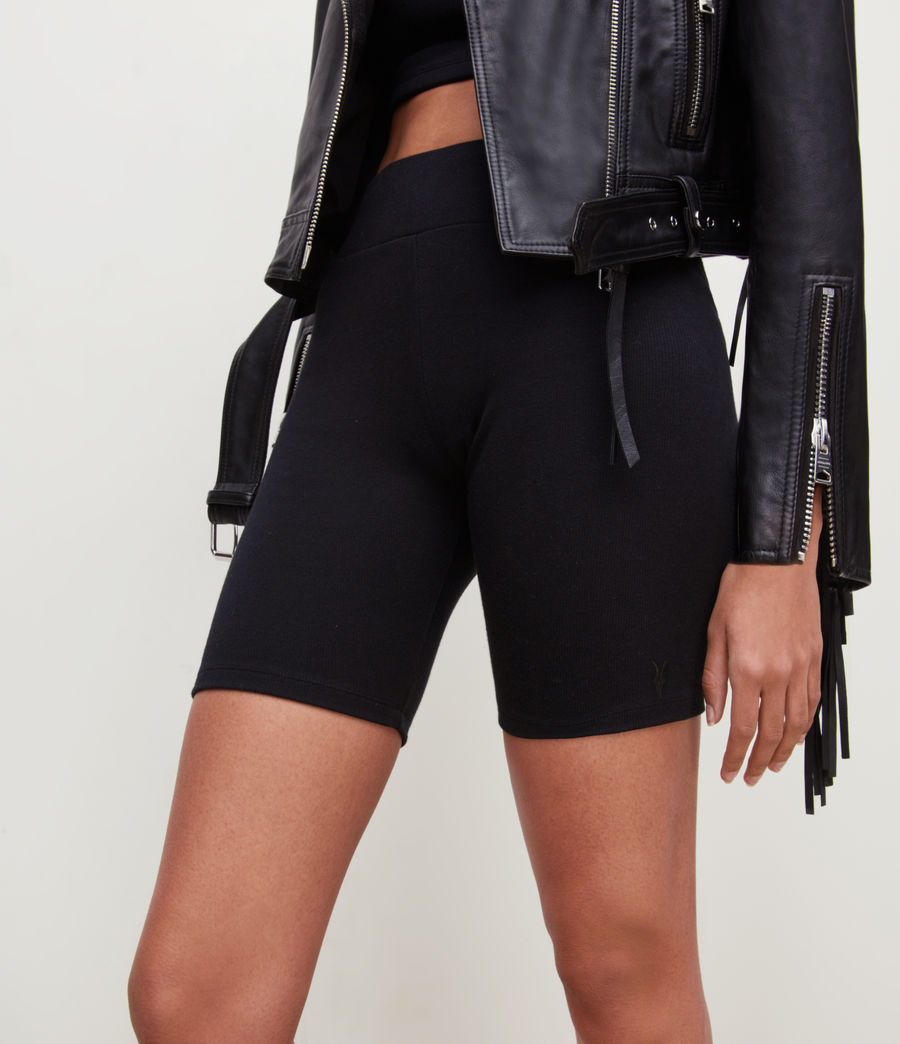 Women's Ariel Jamie Bike Shorts (black) - Image 3