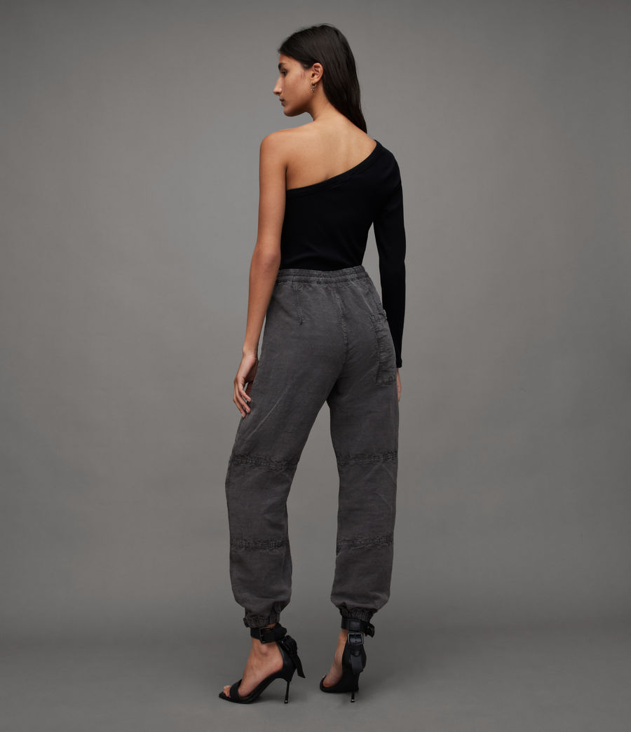 Women's Val High-Rise Tapered Trousers (anthracite) - Image 5