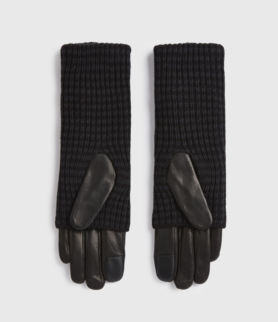 all saints ladies leather gloves