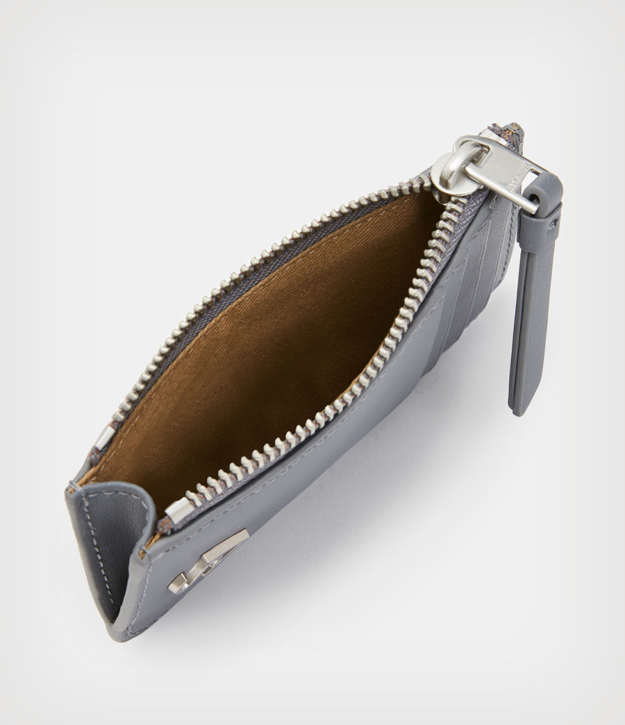 Women's Marlborough Leather Wallet (denim_grey) - Image 2