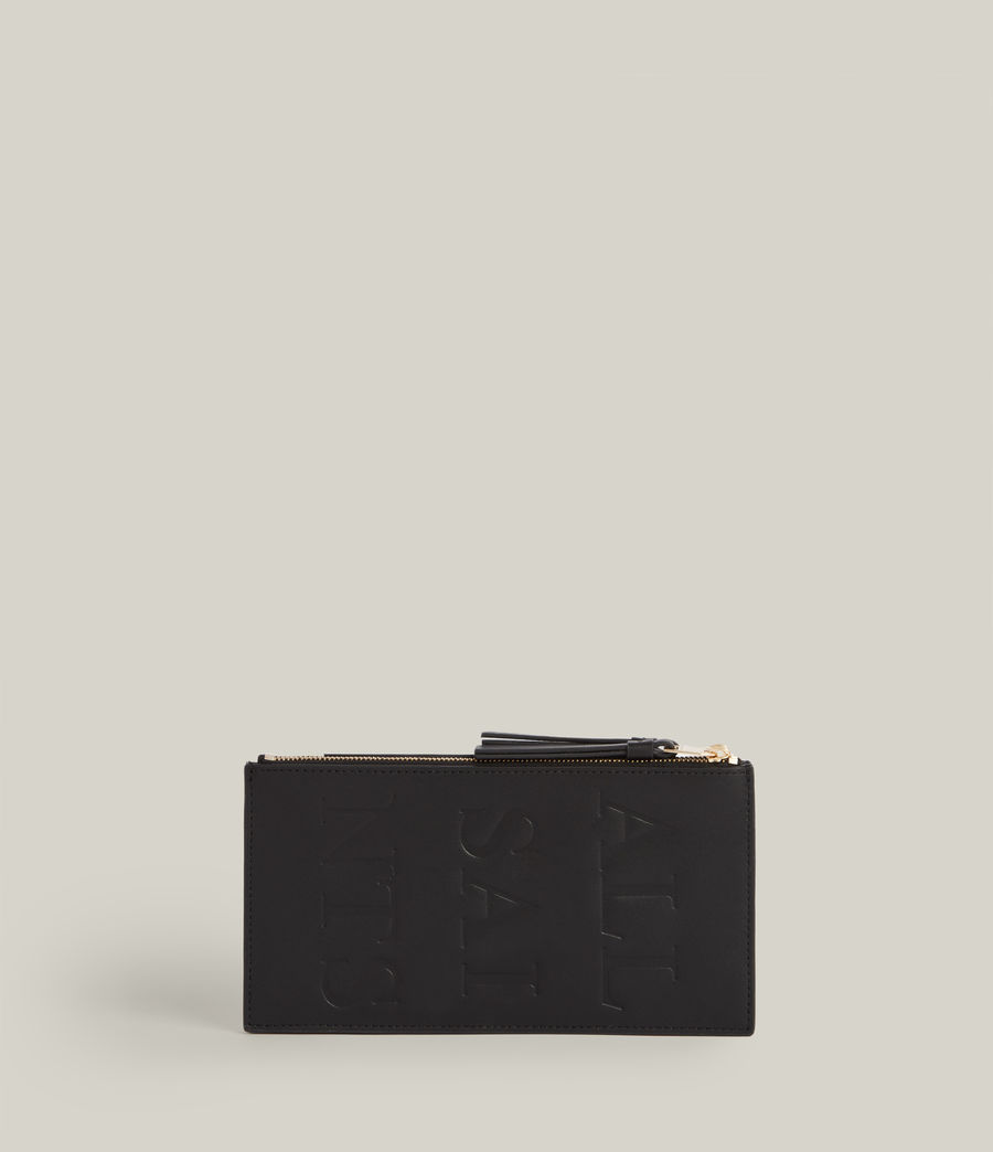 Women's Martine Leather Cardholder (black) - Image 1