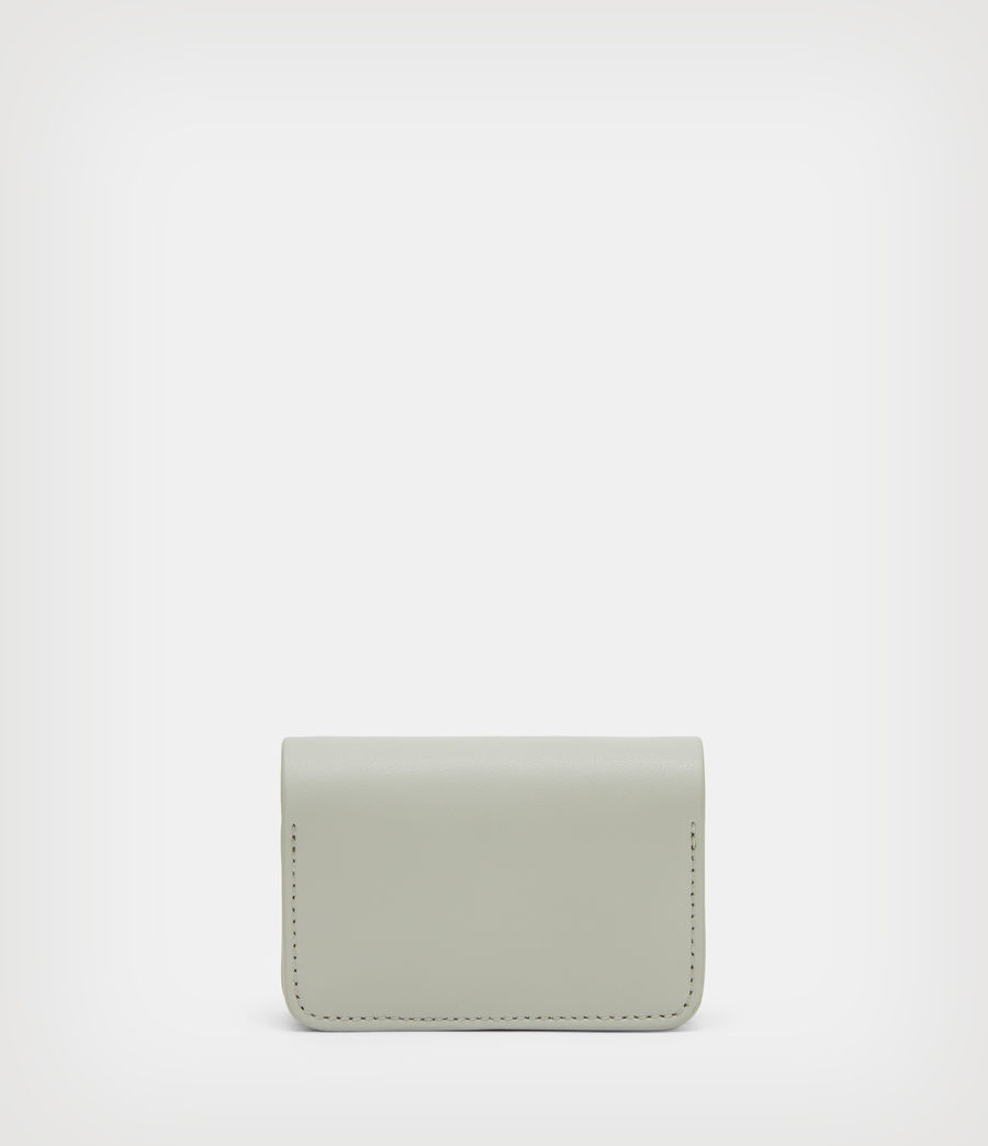 Women's Honore Leather Cardholder (sequoia_green) - Image 6
