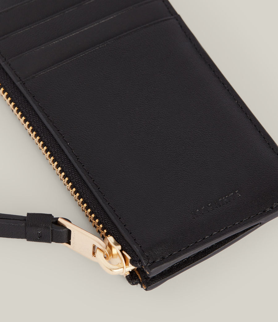 Women's Marlborough Leather Wallet (black) - Image 4