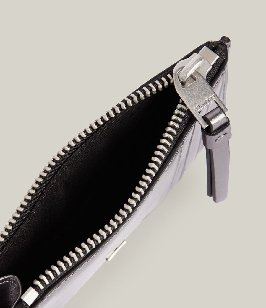Womens Marlborough Leather Wallet (gunmetal) - Image 2