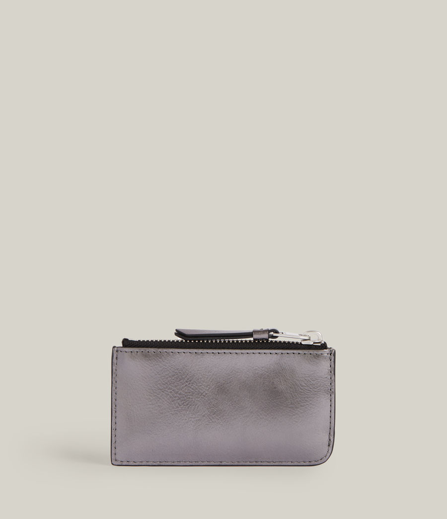 Womens Marlborough Leather Wallet (gunmetal) - Image 5