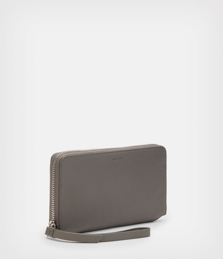 Womens Fetch Leather Phone Wristlet (storm_grey) - Image 2