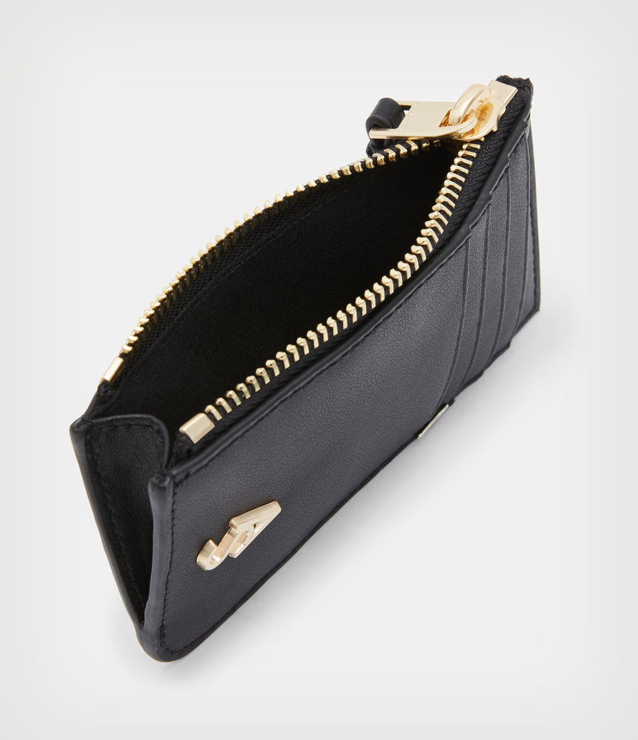 Womens Marlborough Leather Cardholder (black) - Image 2