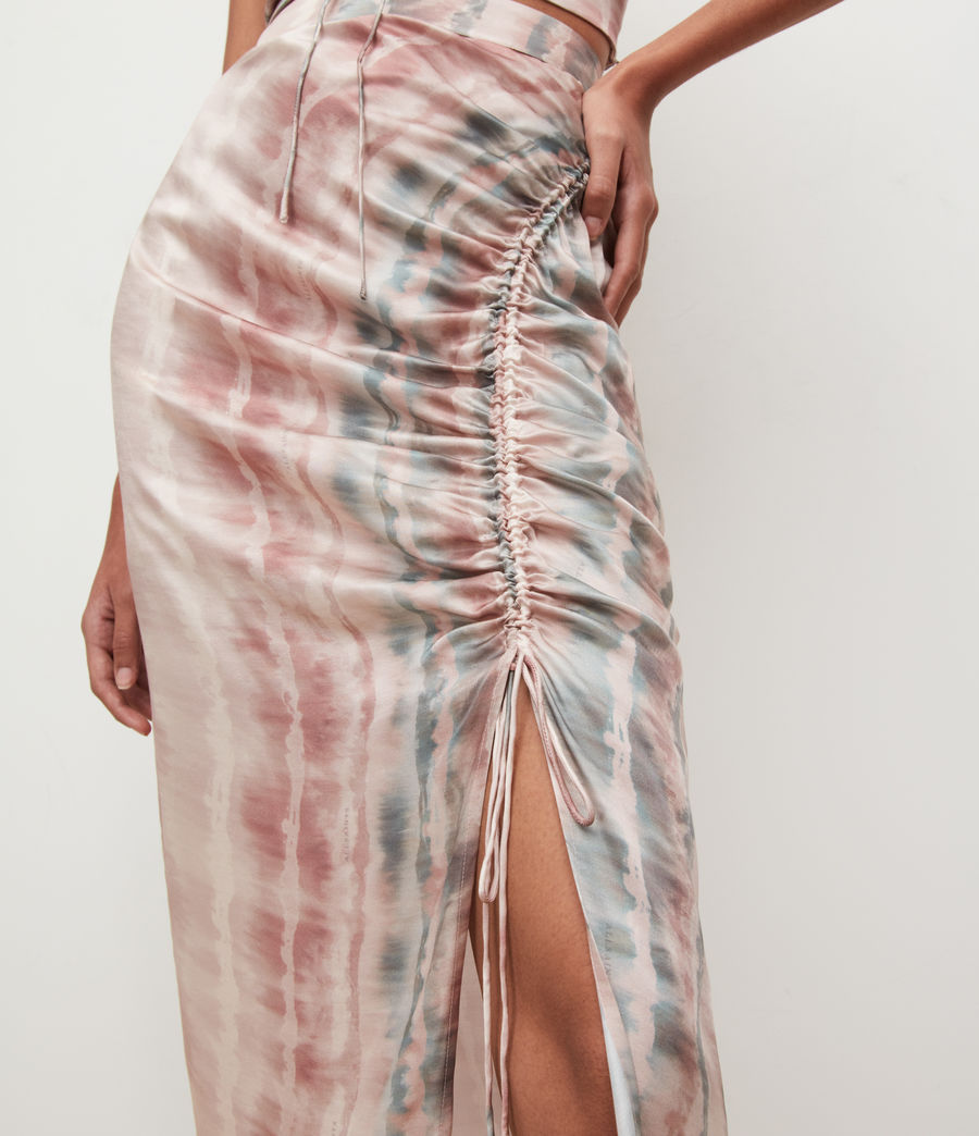Damen Carla Silk Blend Marea Skirt (soft_green) - Image 3