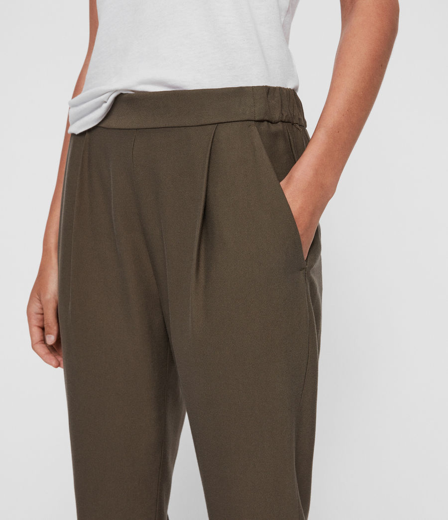 mid rise trousers