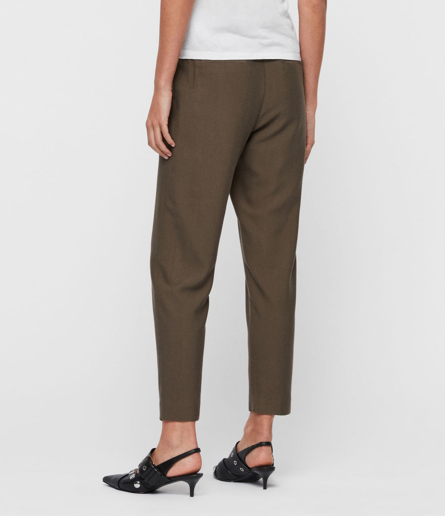 mid rise trousers