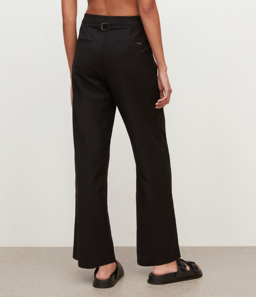 Women's Hanah High-Rise Trousers (black) - Image 6