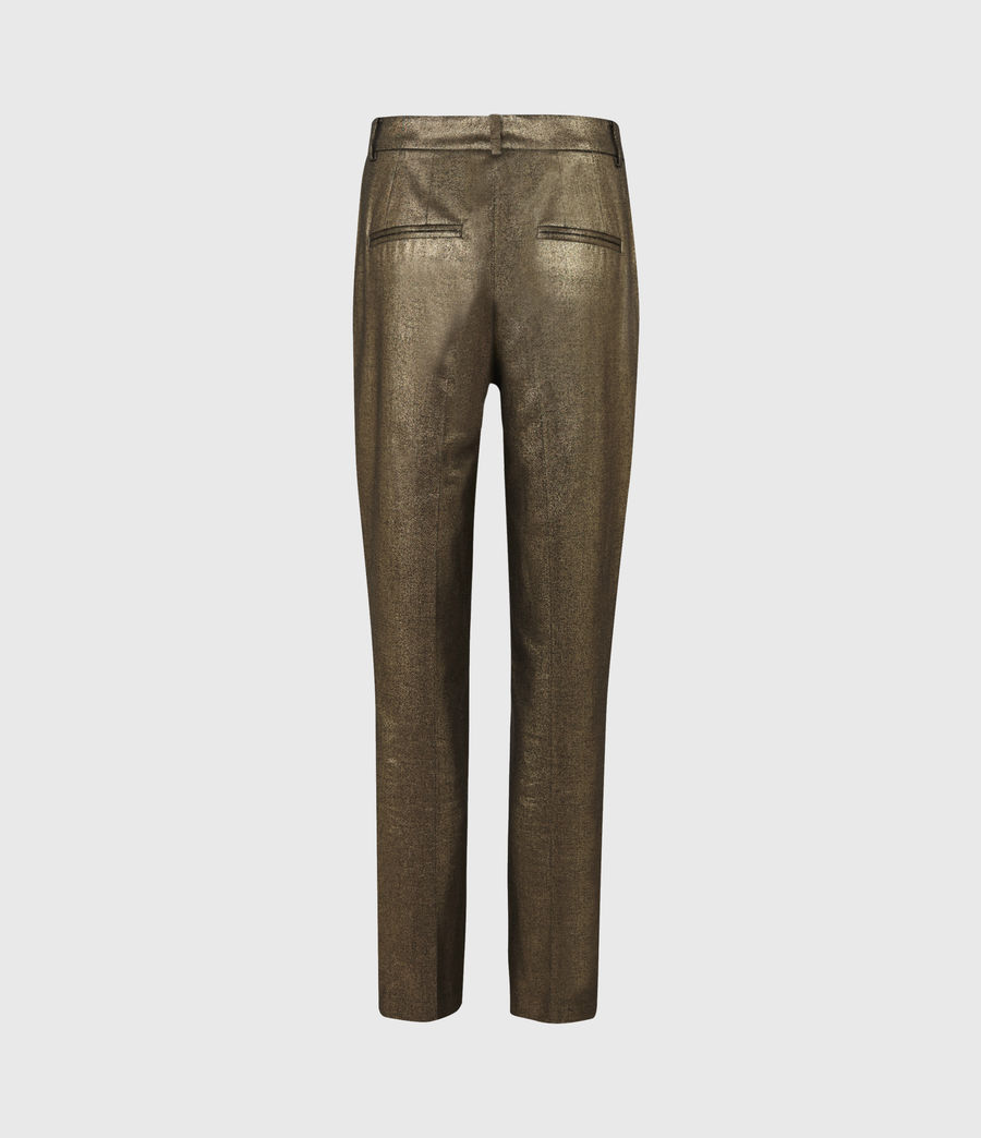 black trousers gold stripe