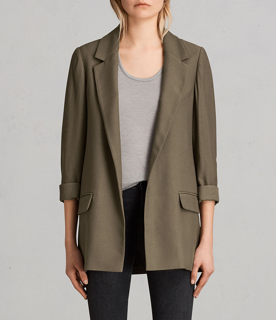 womens green blazer uk