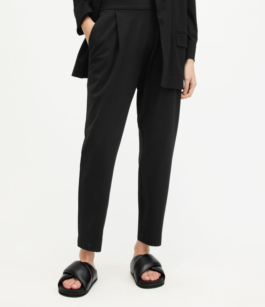 Women's Aleida Jersey Trousers (black) - Image 2