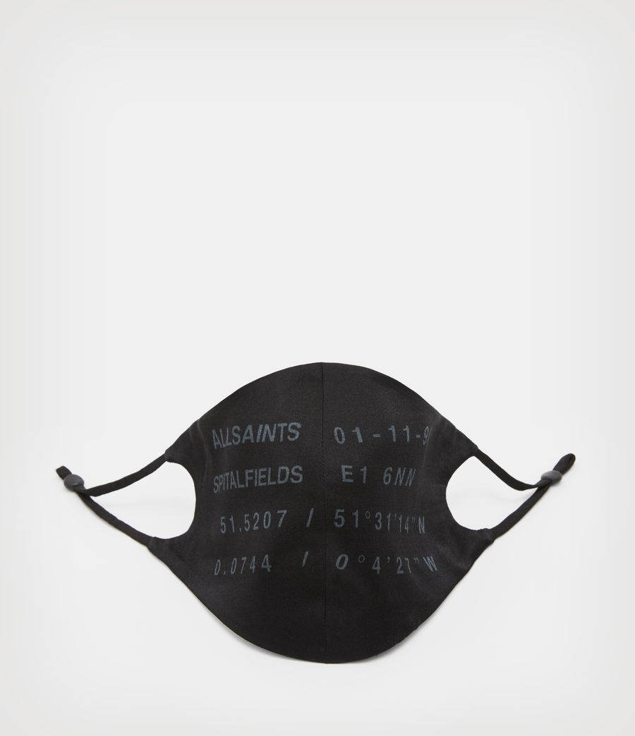 Damen Address Face Mask (black) - Image 5
