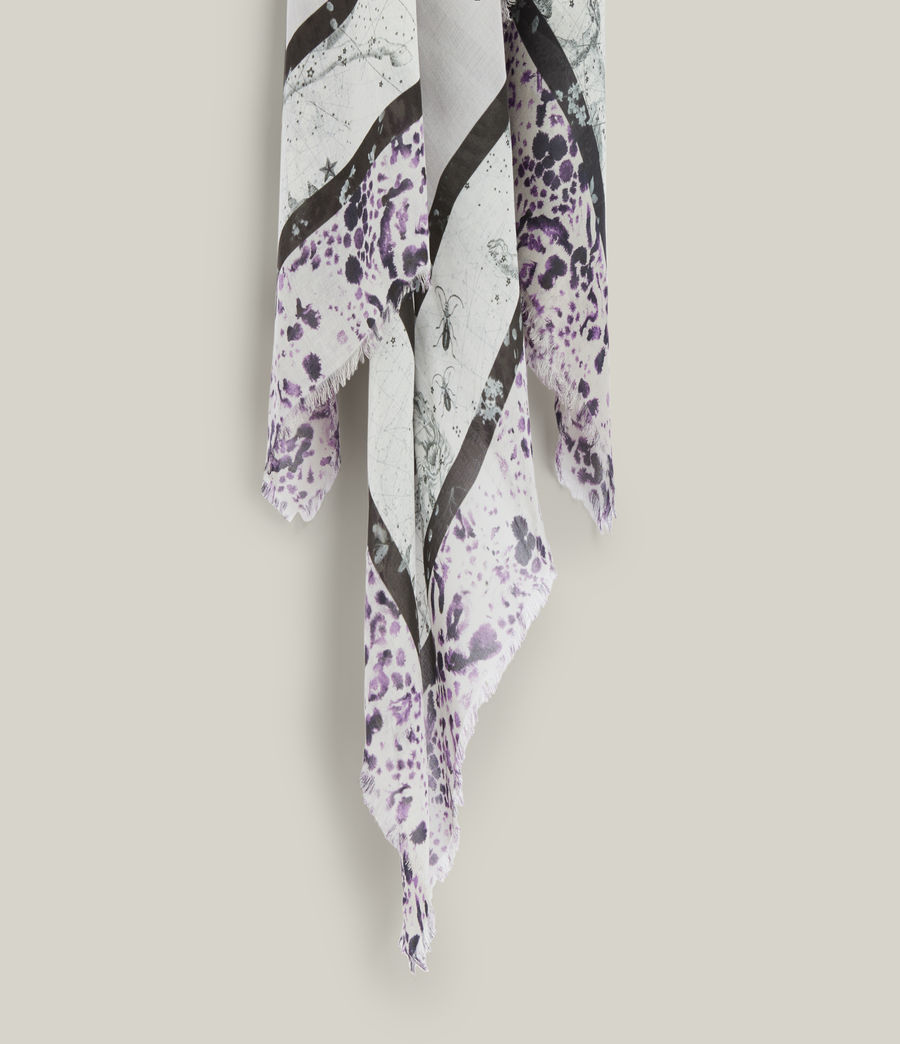 Women's Chasma Large Square Scarf (lilac) - Image 2