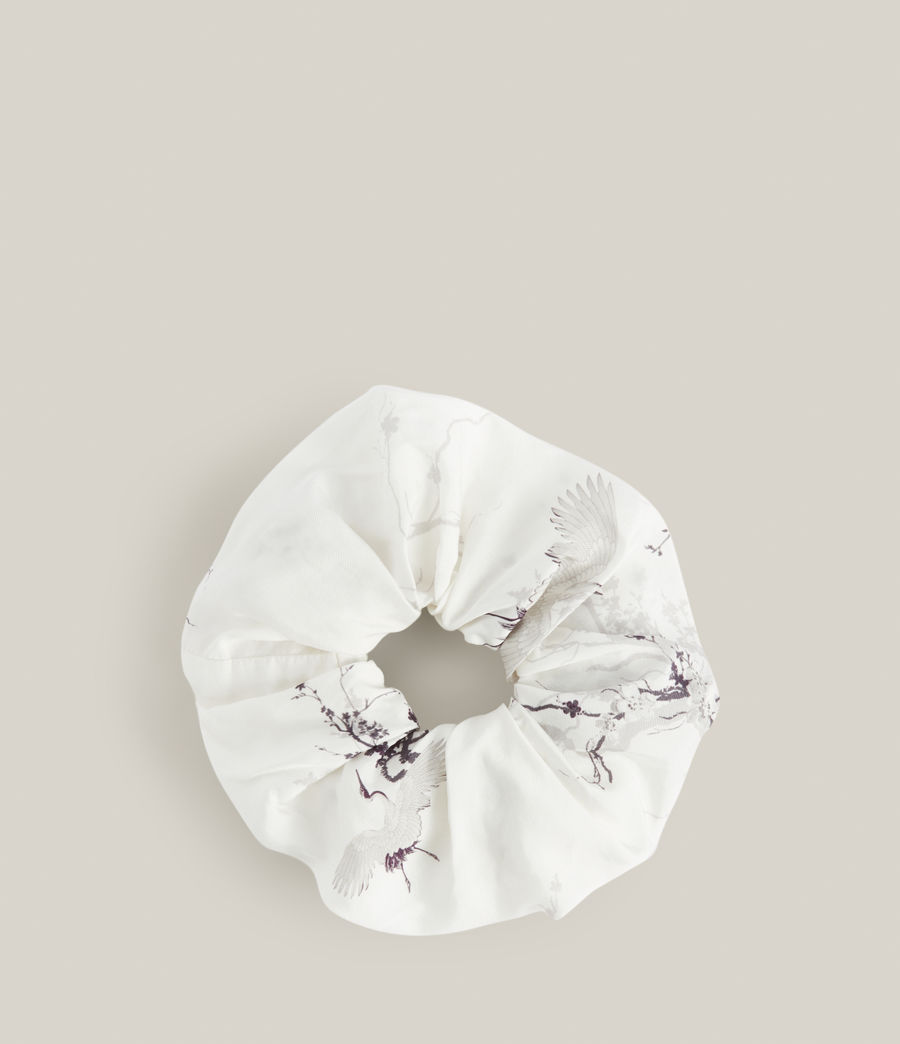 Women's Aurora Oversized Scrunchie (white) - Image 1