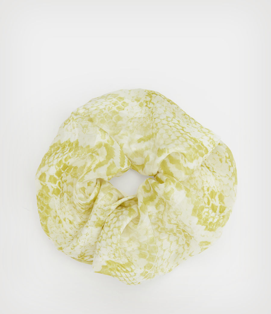 Femmes Noche Oversized Scrunchie (lime_green) - Image 3