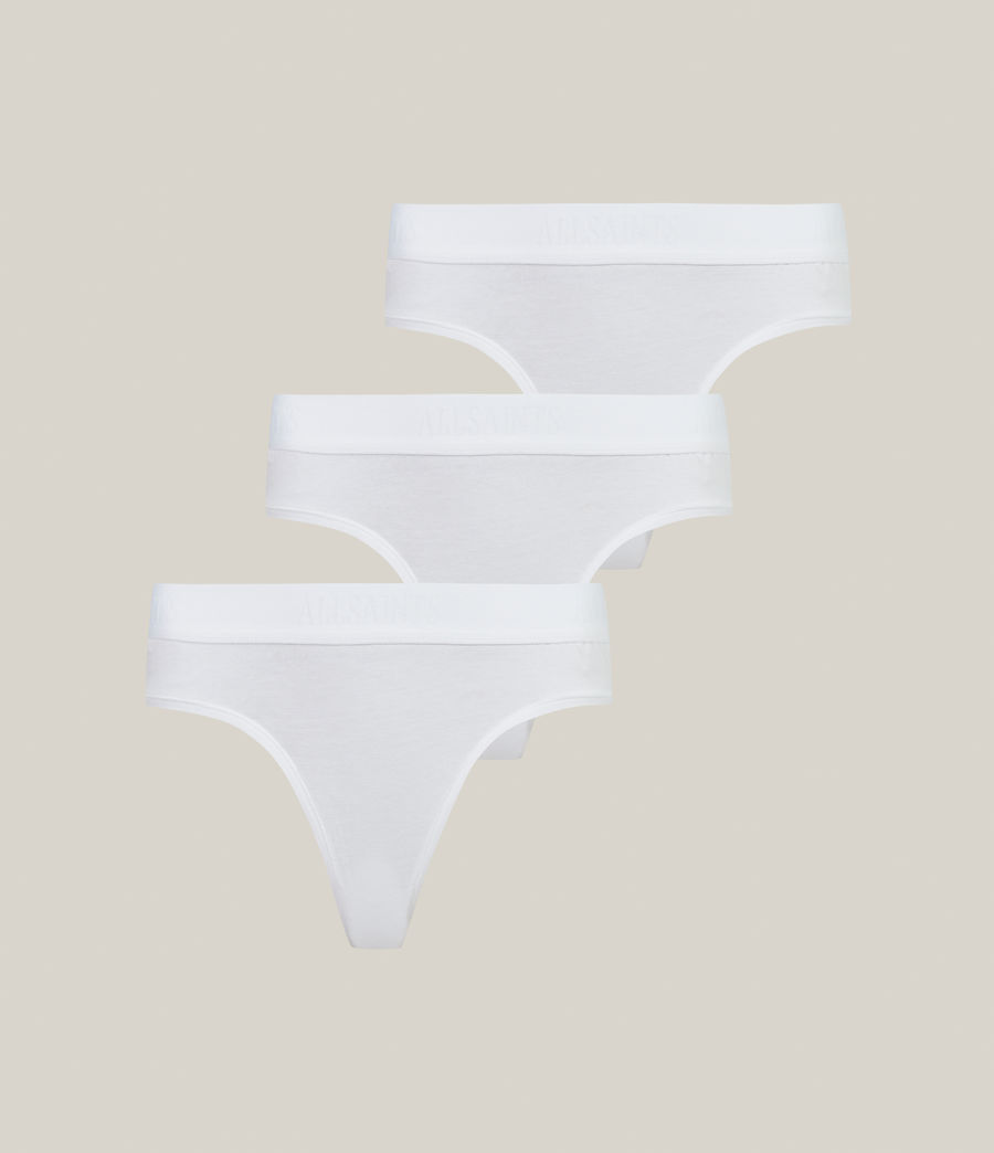 Damen Betha String Tanga 3 Pack (optic_white) - Image 1