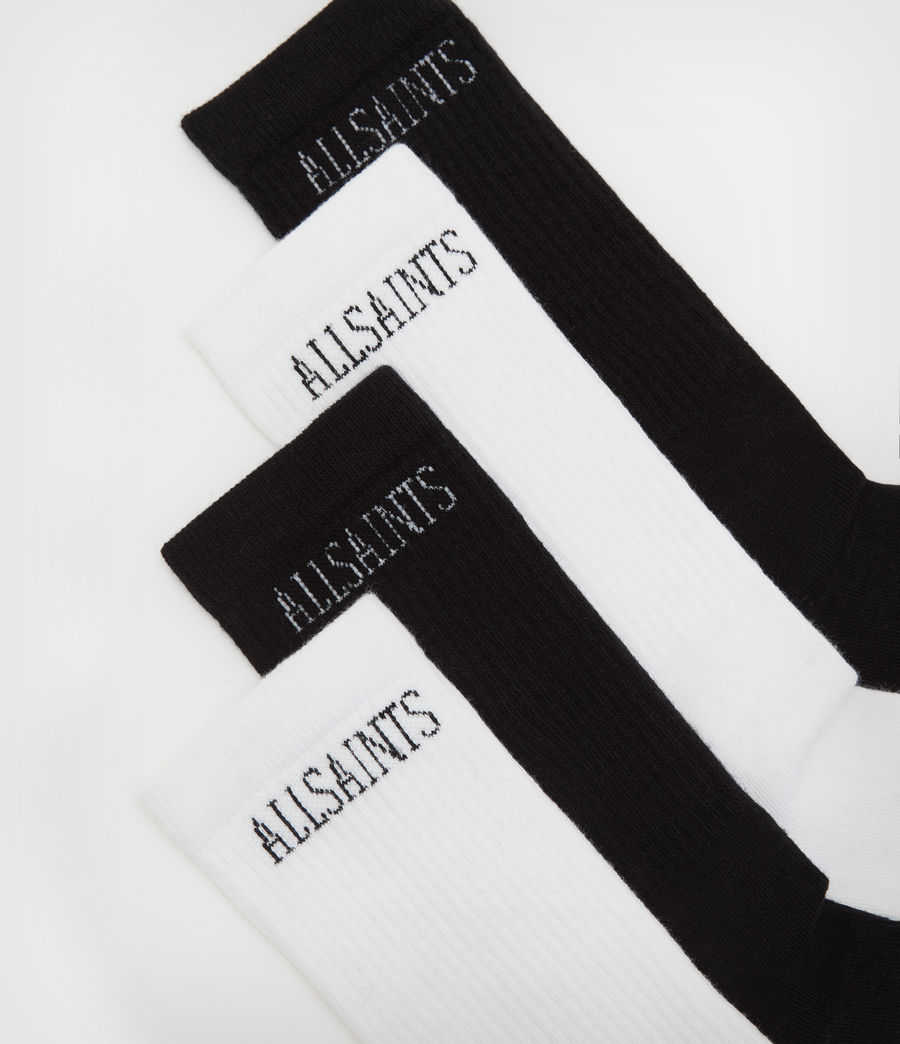 Damen State Logo Socks 2 Pack (black_white) - Image 2